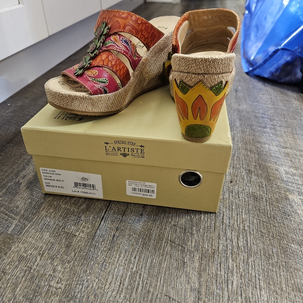 L'artiste boho style wedge